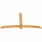 Ekena Millwork Bellingham Rough Sawn Timber Gable Bracket, Western Red Cedar, 96"W x 52"H x 2"D x 6"F, 13/12 Pitch GBW096X52X0206BEL00RWR - alternate 4